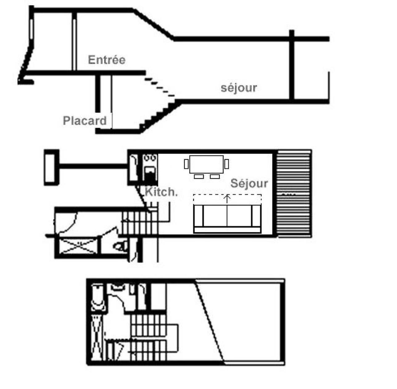 Residence Danchet - Studio Agreable - Depart Et Retour Ski Aux Pieds - Balcon Mae-1334 Saint-Martin-de-Belleville Exterior photo